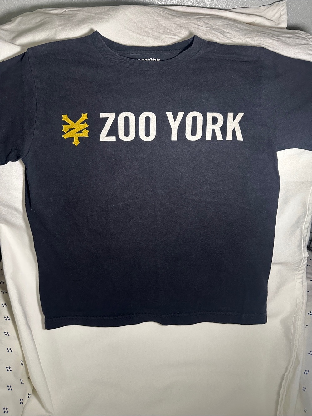 Zoo York Black Tee with Yellow Logo